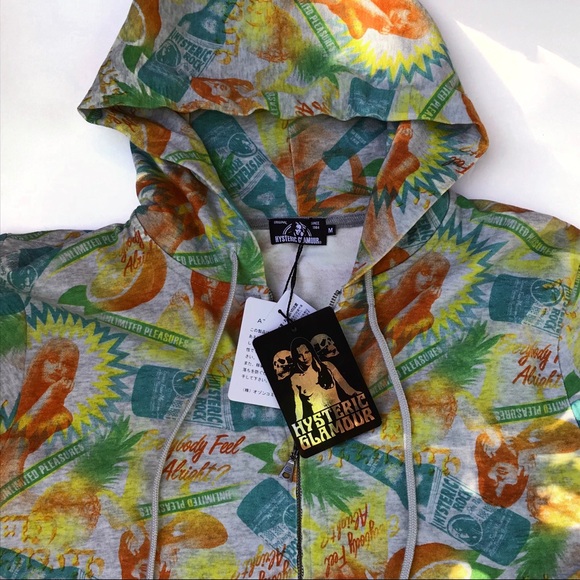 HYSTERIC GLAMOUR All Over Print Hoodie - Picture 2 of 4